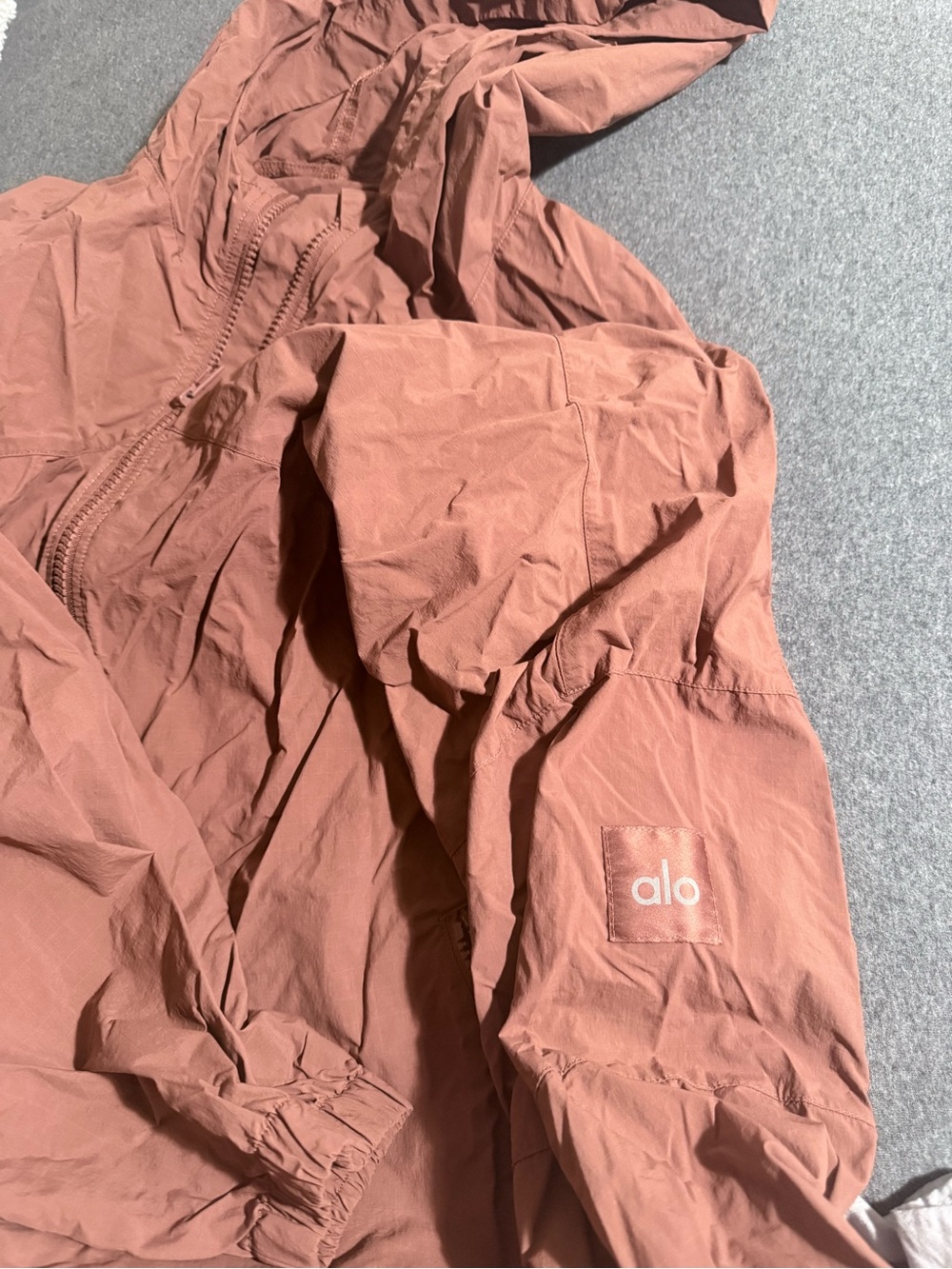 ALO Yoga Kids' Rose Dust Jacket with Hood